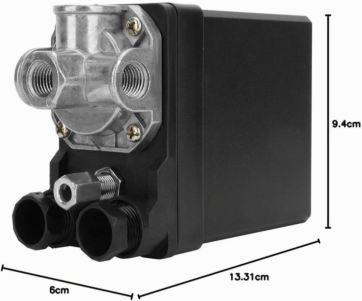 Druckschalter, 380 V 3-Phasen-4-Loch-Druckschalter-Steuerventil G1/4"für Luftkompressor Bester Ersat