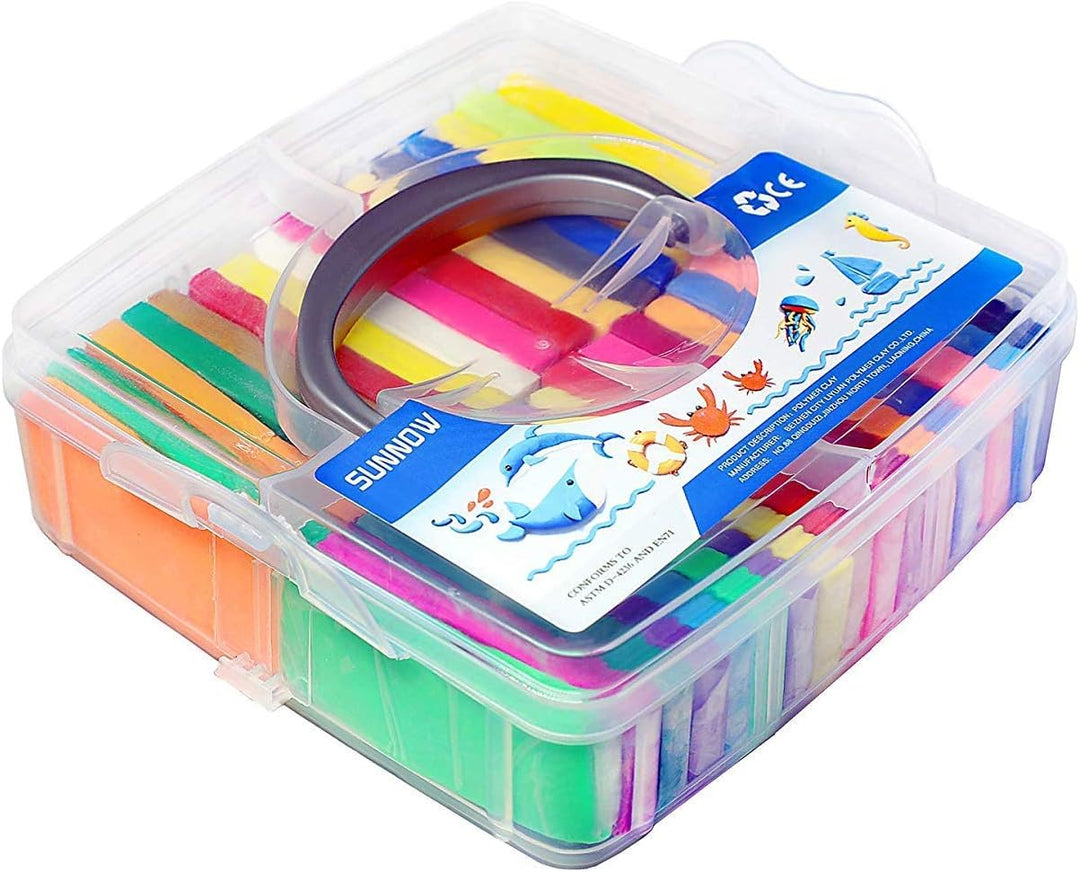 Polymer Clay Set - 36 Farben 900g/1.98LB Polymer Clay Ofen Backen Lehm Figur DIY Basteln & Modellier