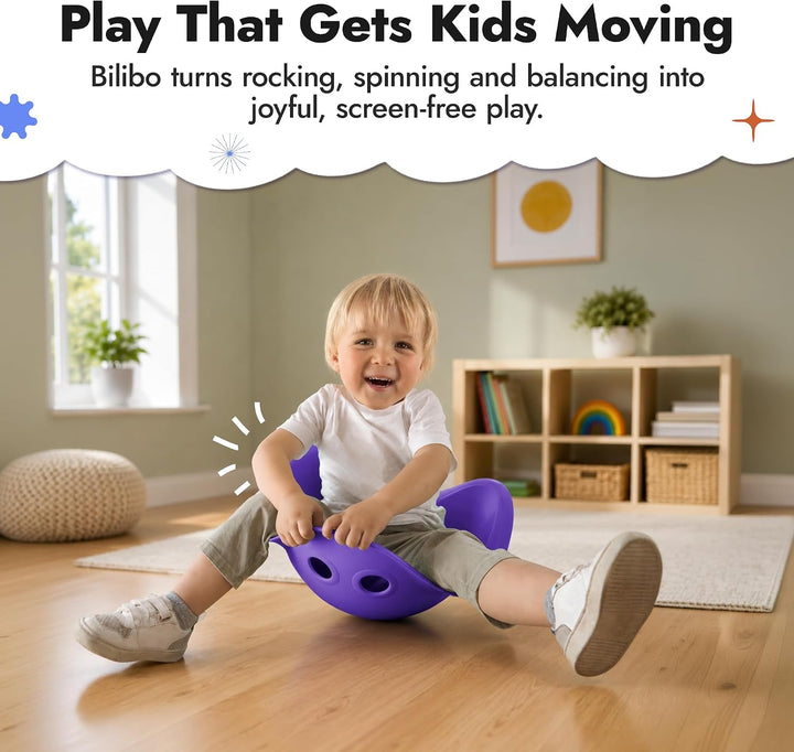 MOLUK 2843010 Bilibo violett, endlose Spiel-Möglichkeiten, Motorikspielzeug für Kinder ab 2 Jahren,
