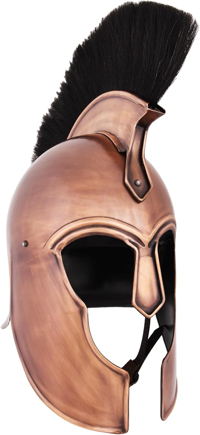 Griechischer Helm aus Troja mit Helmbusch - Antike - Griechenö