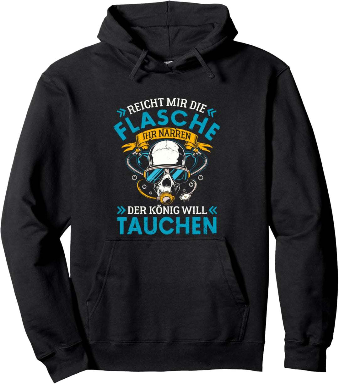 Reicht Mir Die Sauerstoffflasche Tauchen Scuba Diver Taucher Pullover Hoodie