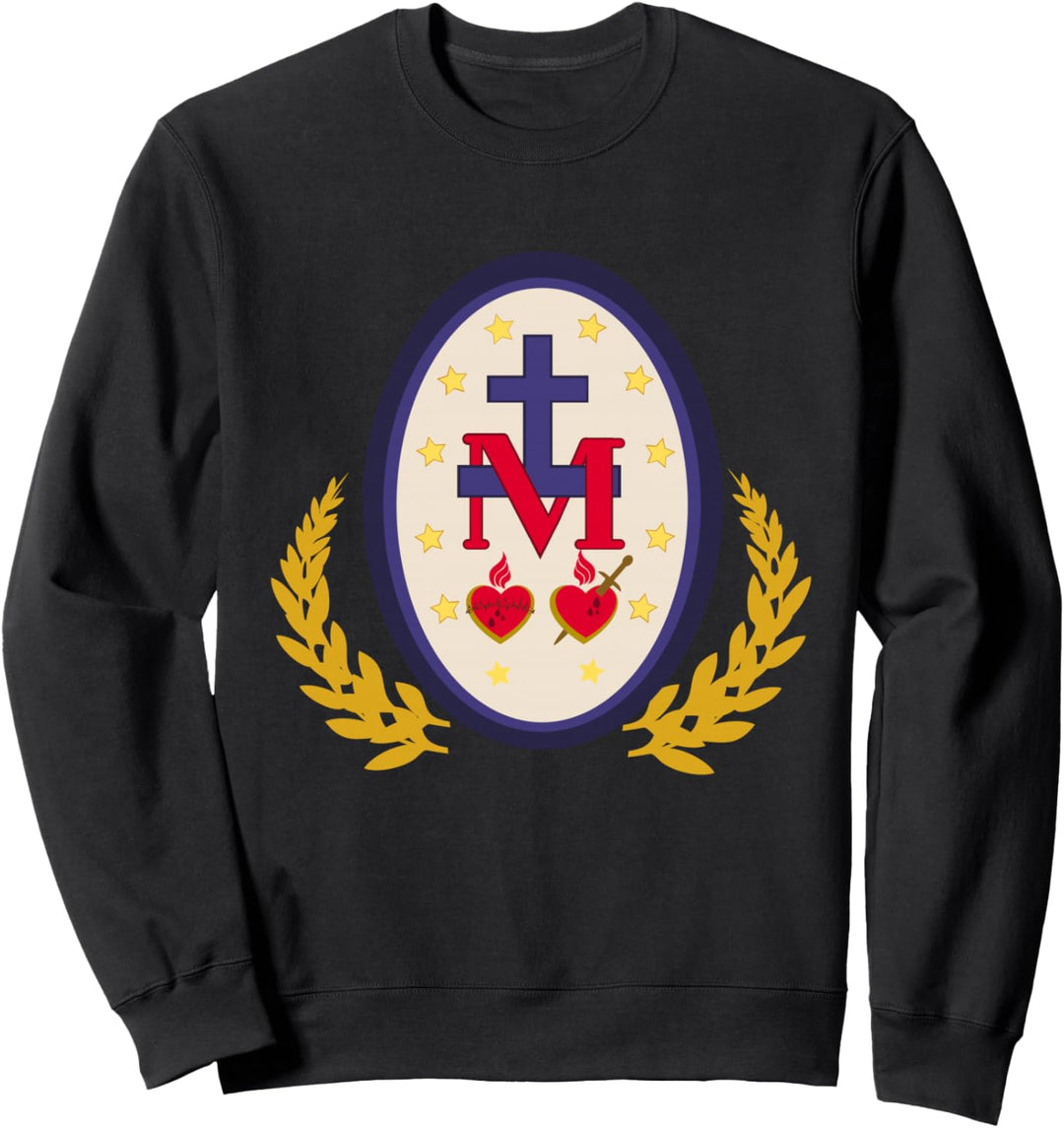 Miraculous Medaille Of Immaculate Conception Catholic Marian Sweatshirt
