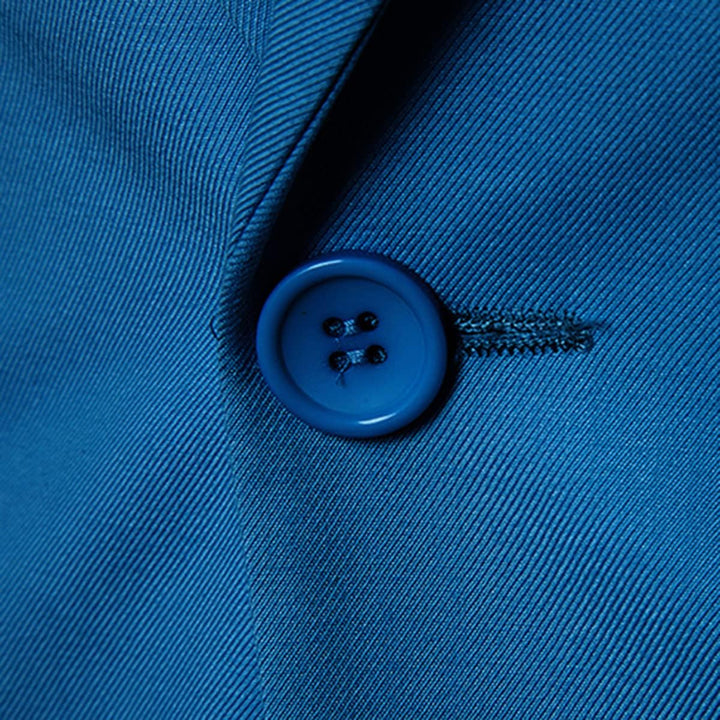 Allthemen Sakko Herren Slim Fit Anzugjacke EIN Knopf Sakko für Business S Blau, S Blau
