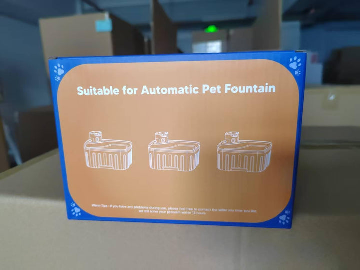 Kittyspout Filter für Trinkbrunnen, Ersatzfilter für 8L/270 oz grossen Hundebrunnen, 8er-Pack Filter