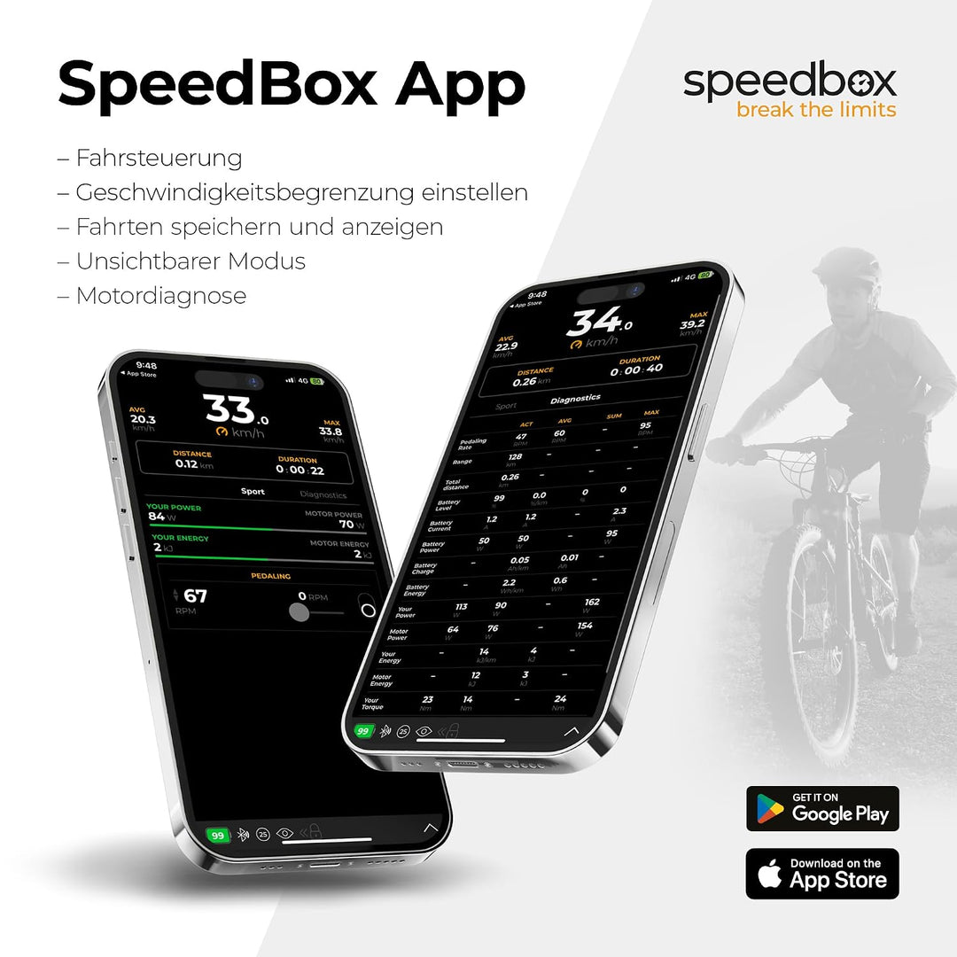 SPEEDBOX 1.3 B.Tuning Bluetooth für Shimano EP8 + E-Tube Port Di2 + Satellite System kompatibel E-Bi