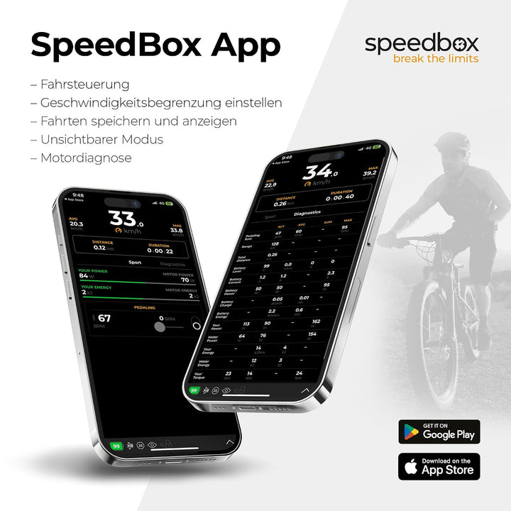 SPEEDBOX 1.3 B.Tuning Bluetooth für Shimano EP8 + E-Tube Port Di2 + Satellite System kompatibel E-Bi