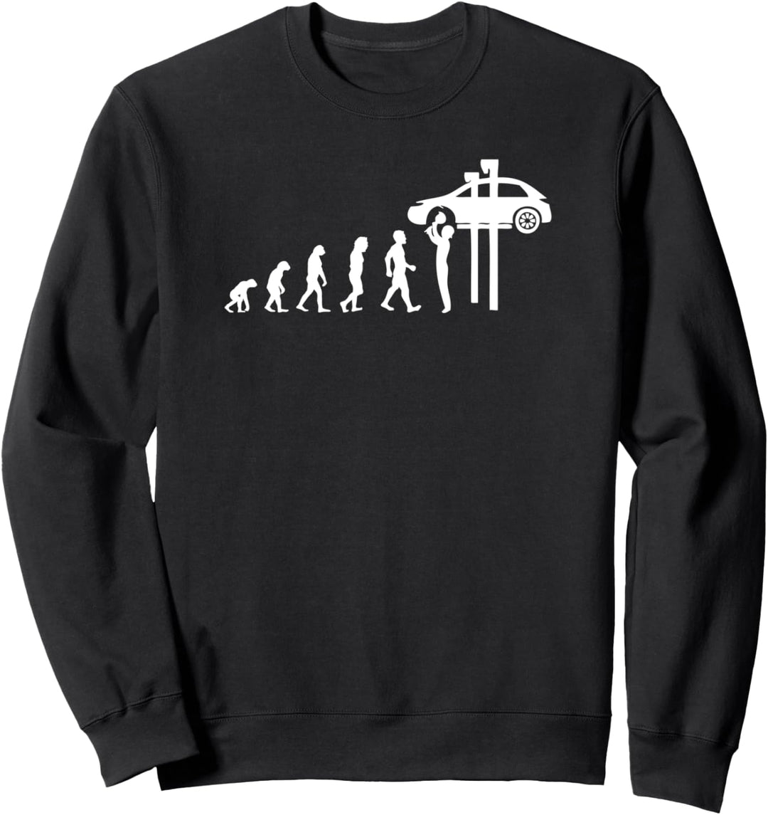 Evolution KFZ-Mechaniker Geschenk Automechaniker Sweatshirt