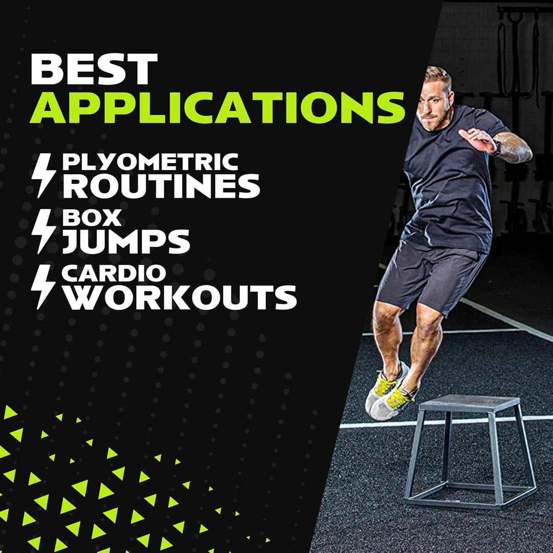 Gibson Athletic Rage Fitness Steel Plyo Box 30,5 cm, 30,5 cm