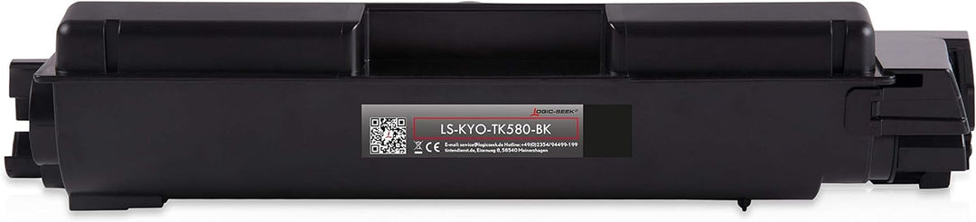 5 Toner kompatibel für TK580 TK-580 für Kyocera Ecosys P6021cdn, FS-C5150dn - Schwarz je 4.000 Seite