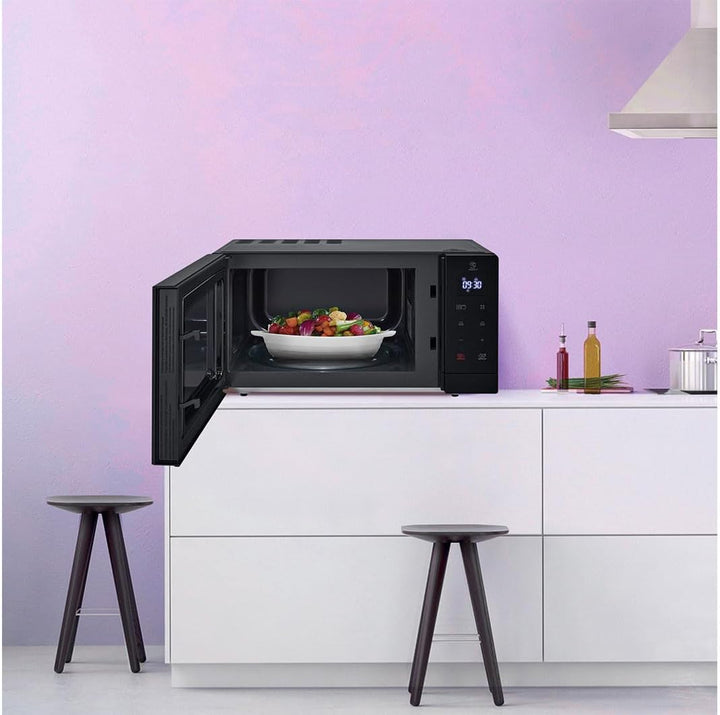 LG MH7032JAS Microondas Con Grill 30L 900W Negro Schwarz 30 Litros 900 W Mikrowelle mit Grill und LE