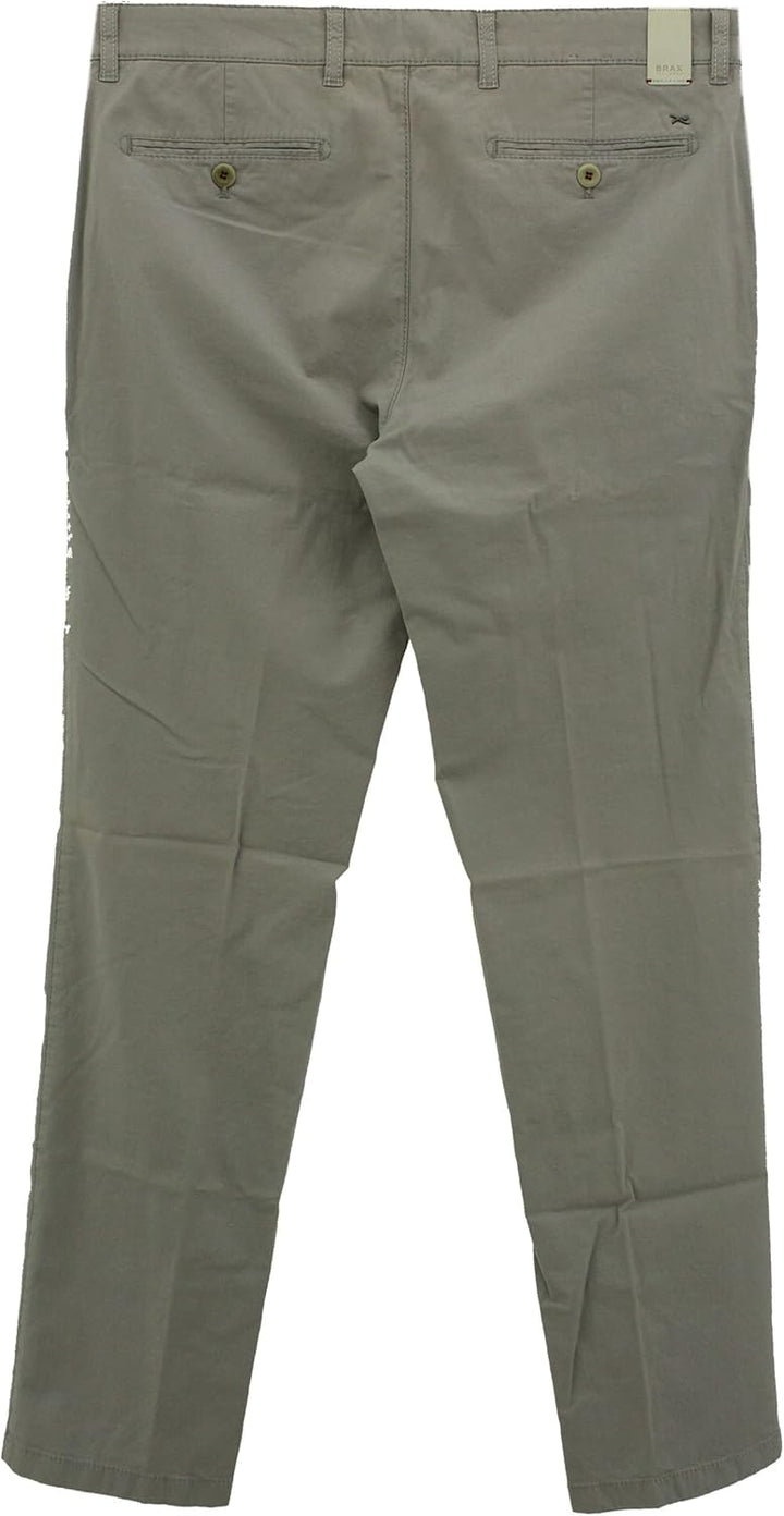 BRAX Herren Chino Jeans Hose Everest Gabardine Stretch Ultralight Grey 48 Grau, 48 Grau