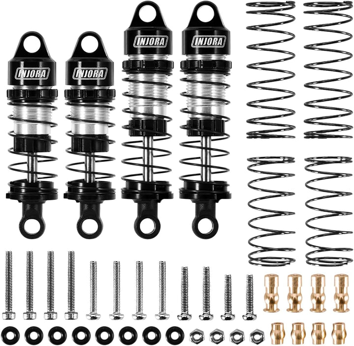 INJORA Aluminium Öldämpfer Stossdämpfer für 1/24 Buggy Losi Micro-B (Vorne & Hinten)