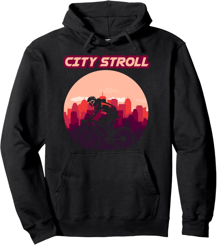 Stadt Bummeln Radfahren Rennrad Radsport Rad Bike Geschenk Pullover Hoodie