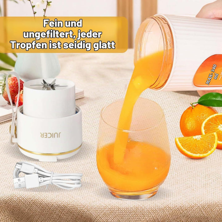 Tragbarer Mixer, Mini-Mixer, USB-C Wiederaufladbarer Persönlicher Mixer für Smoothie und Shakes, 340