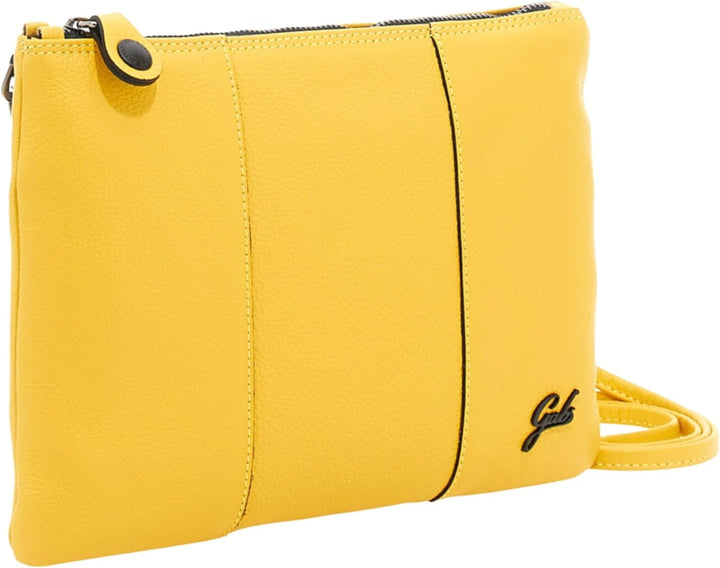 GABS Damen-Tasche BEYONCE BLACK M Gelb Clutch Logo schwarz Einheitsgrösse, Einheitsgrösse