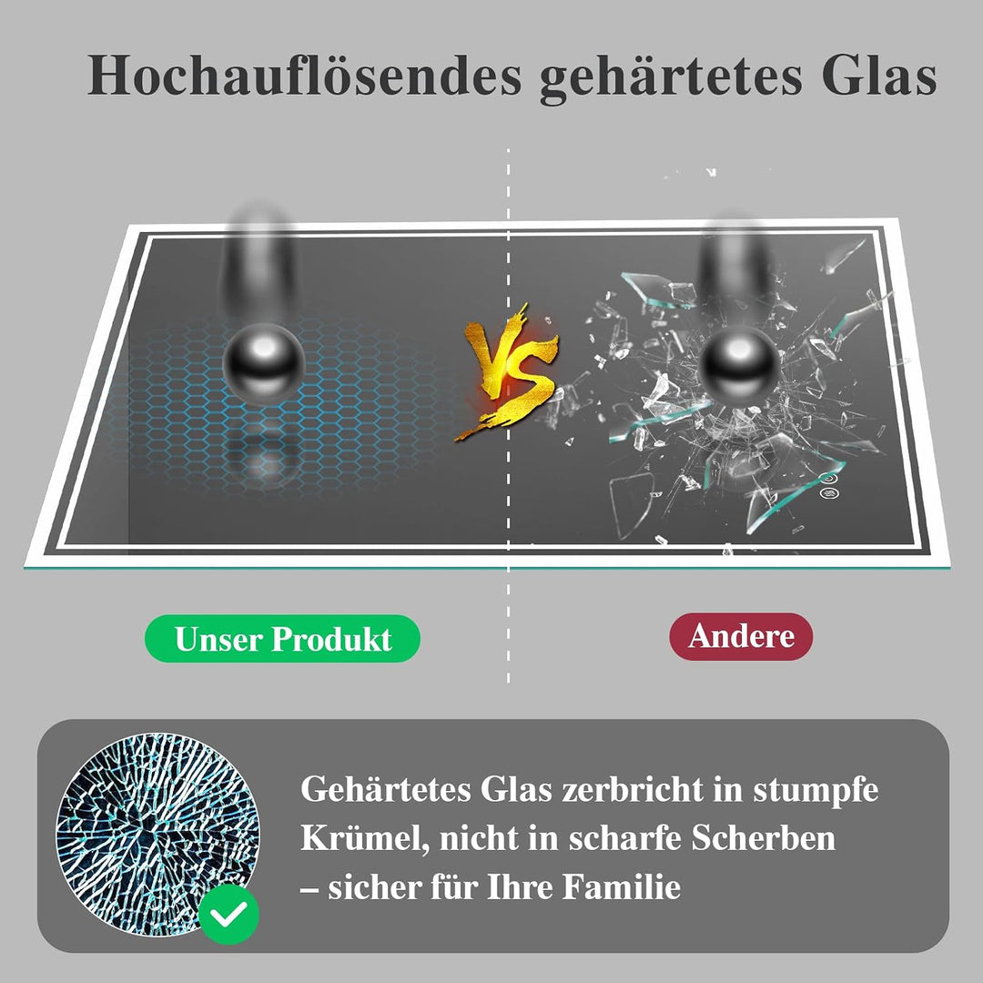 Badspiegel-mit-Beleuchtung 70x100cm: LED Badezimmer-Spiegel Badezimmerspiegel mit Beschlagfrei, Touc