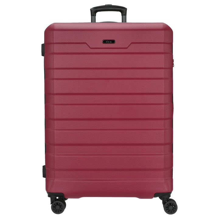 D&N Travel Line 2400-4-Rollen-Trolley L 78 cm pink, Pink