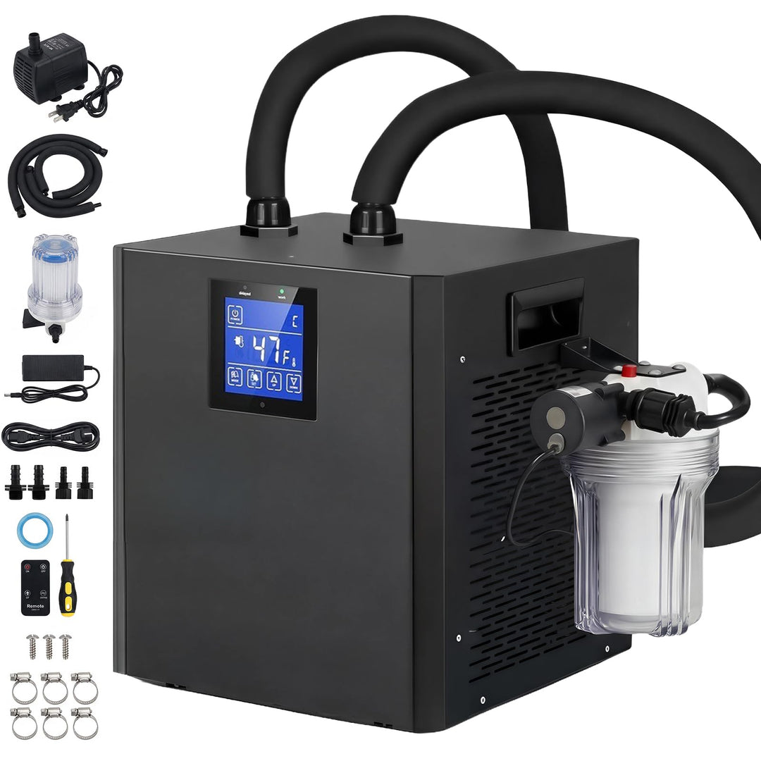 Eisbadkühler,1/3 PS Water Chiller Kit für Eisbad,eisbad kühlgerät 300L eisbad wasserkühler EisbadküH