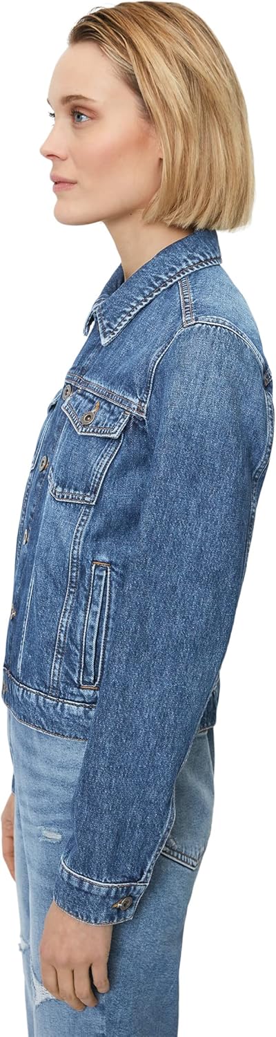 Marc O'Polo Damen Denim Jacket L Denim Blue, L Denim Blue