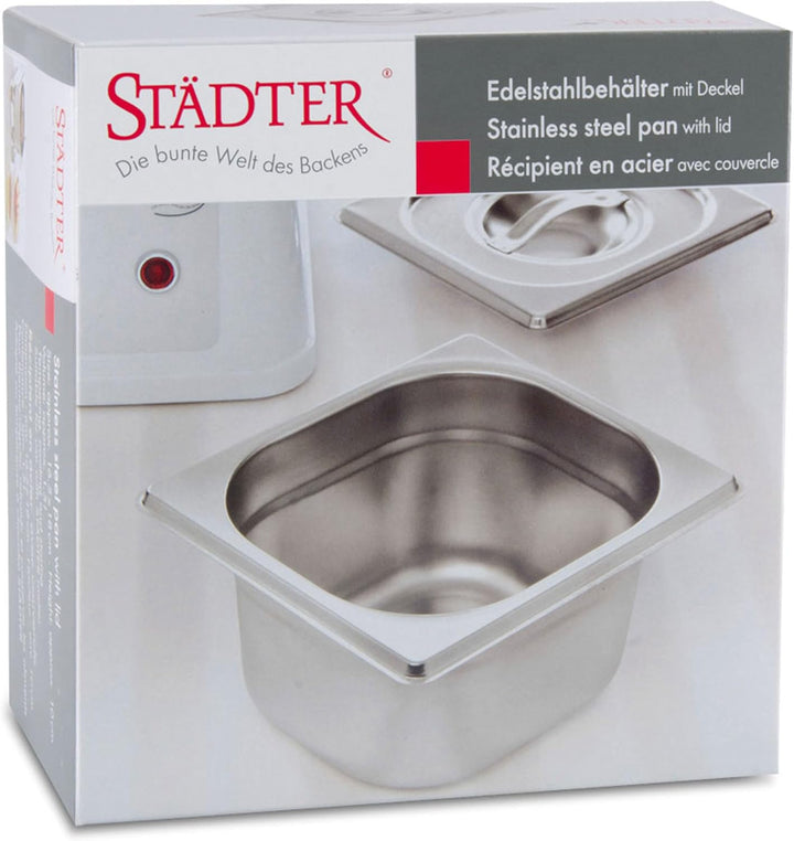 Staedter - Ersatzbehälter für Temperiergerät - für Kuvertüre und Schokolade - Inhalt des Schokoladen
