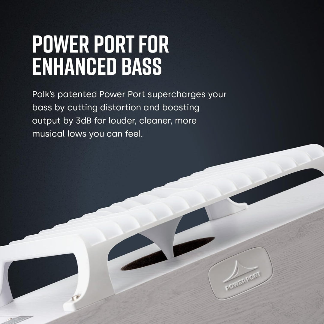 Polk Audio Signature Elite ES30 Centerlautsprecher, schlanker, hochauflösender Center Lautsprecher,