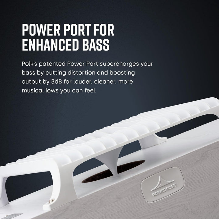 Polk Audio Signature Elite ES30 Centerlautsprecher, schlanker, hochauflösender Center Lautsprecher,