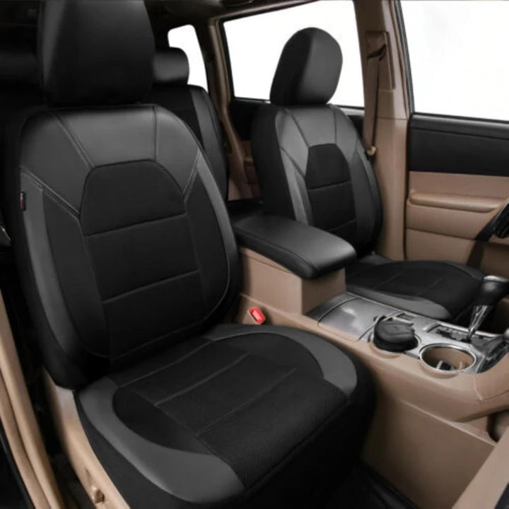 2 pcs Auto-Sitzbezüge Set, für Mercedes Sprinter W907 2018-2022 Rutschfester Bequem Atmungsaktiv Her