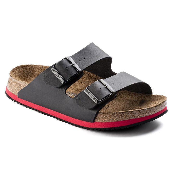 Birkenstock Classic Arizona Leder Unisex-Erwachsene Pantoletten 38 EU Schmal Schwarz, 38 EU Schmal S