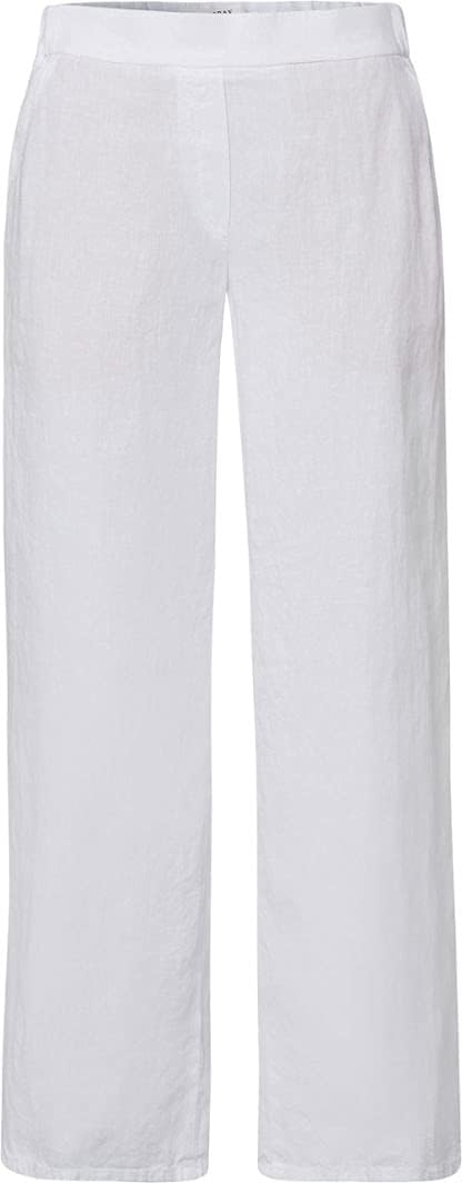 BRAX Damen Style Maine S Verkürzte Leinenhose Hose 34W / 30L Weiss 1, 34W / 30L Wei&#xDF; 1