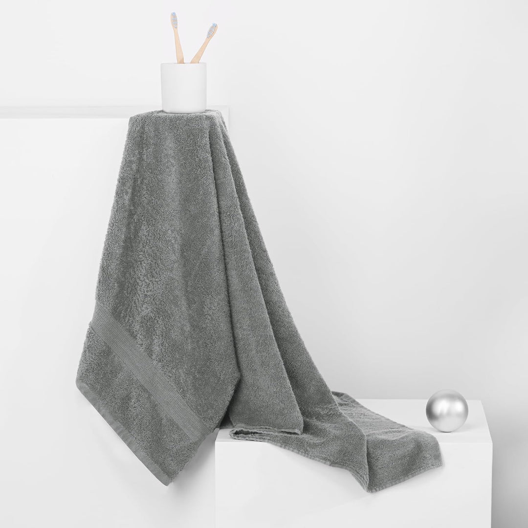 DecoKing 10er Set Baumwolle Qualität 525g/m² 4 Gästehandtücher 30x50 cm 4 Handtücher 50x100 cm und 2