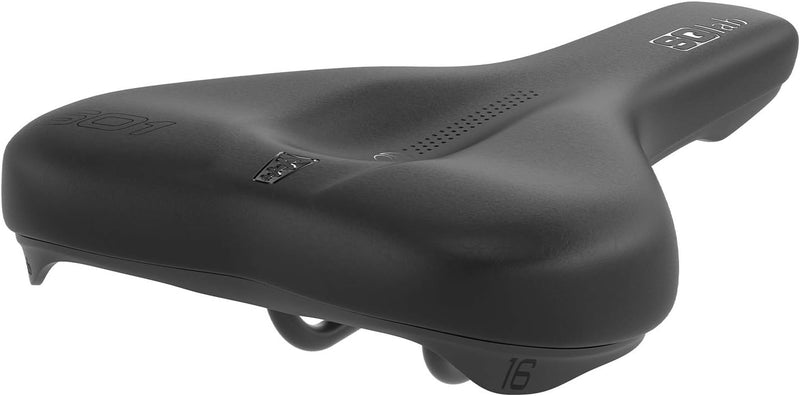 SQlab Unisex – Erwachsene 601 Ergolux Trekking Fahrradsattel 14 cm, 14 cm