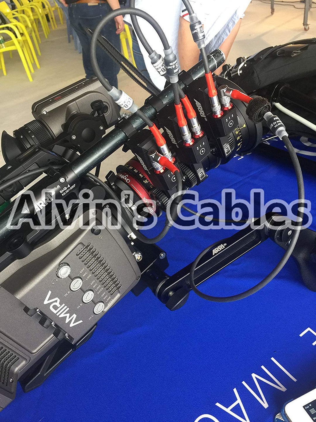 Alvin's Cables 4 Pin Stecker auf Stecker Kabel für ARRI LBUS FIZ MDR Wireless Focus 30CM Gerade zu G
