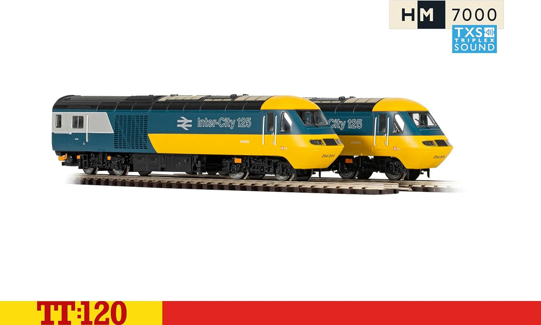 TT:120 Hornby TT1004TXSM Intercity 125 Hochgeschwindigkeits-Digitalzugset – Diesellokomotiven mit So