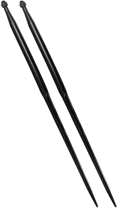 Frontladerzinken | 1100 mm | M28 Gewinde | 2 Stück | Grossballenzinken | Zinken | Frontladerspiess |