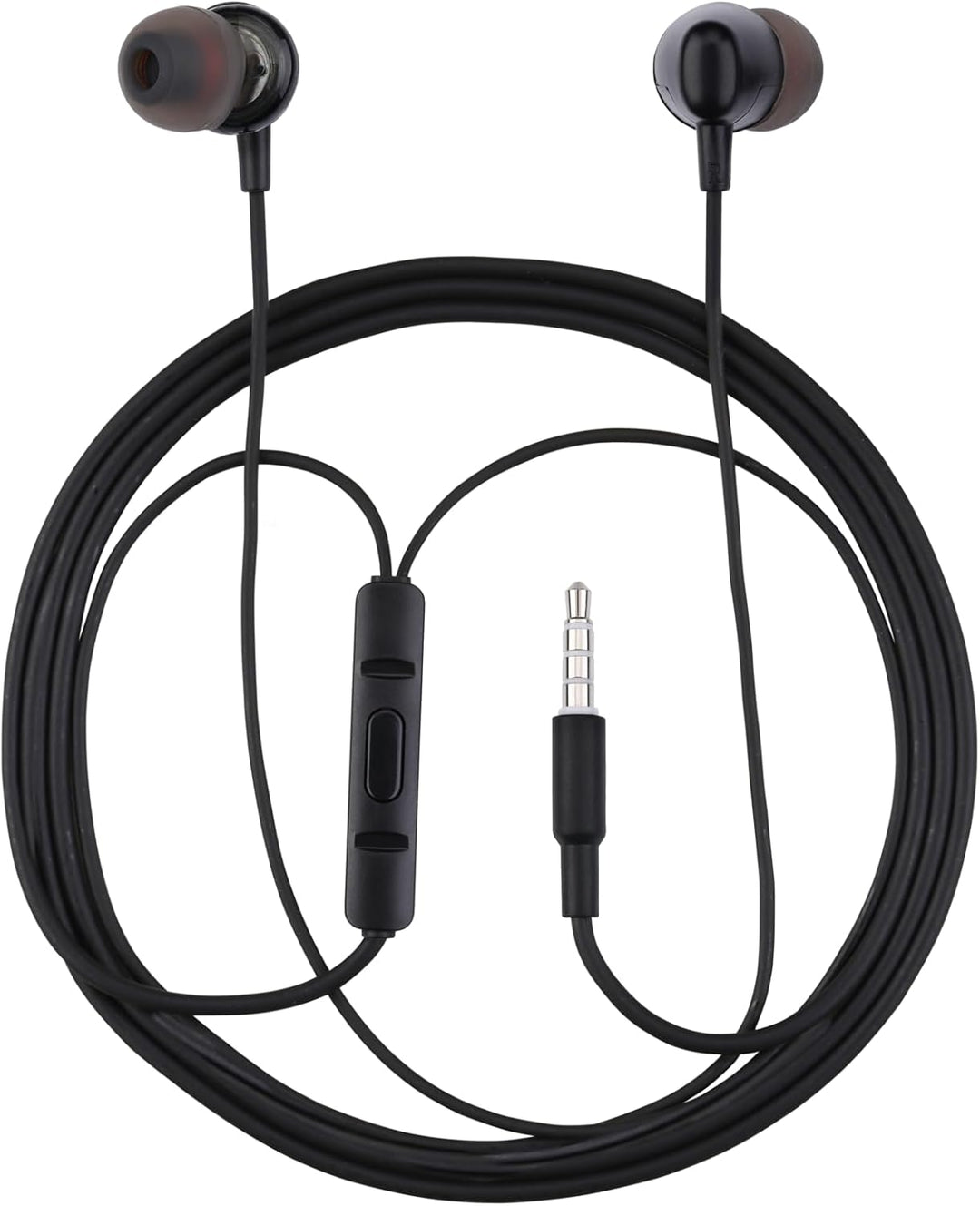 NK Kabelgebundene Kopfhörer mit 3,5 mm Klinke und Mikrofon - Leicht, 1,2 m, Steuerungstasten, Stereo