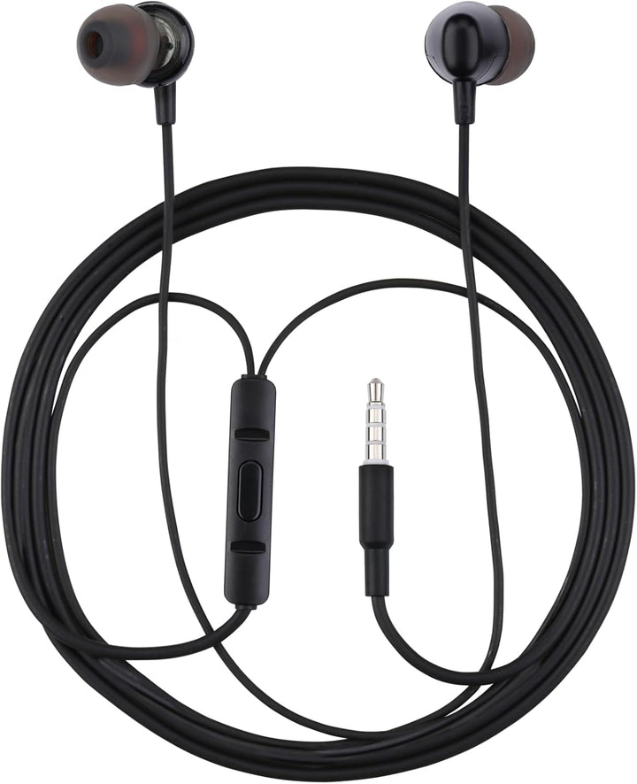 NK Kabelgebundene Kopfhörer mit 3,5 mm Klinke und Mikrofon - Leicht, 1,2 m, Steuerungstasten, Stereo