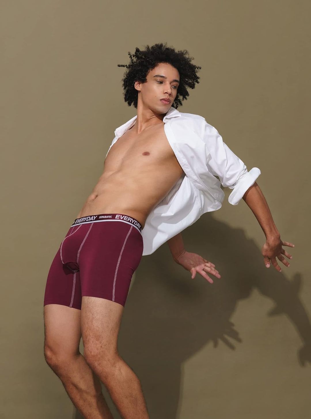 Separatec Herren Boxershorts 7er Pack Doppelbeutel Dual Pouch, Baumwolle Unterhosen Männer, Stretcke