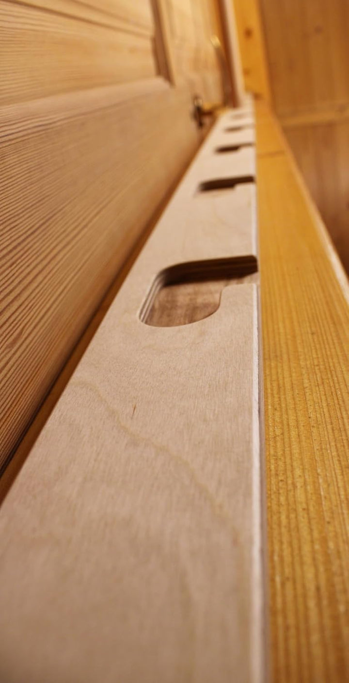 BearOnBar – Komplettes Set aus robusten Trainingsgeräten aus Holz: stabile Dip-Stange und Klimmzugst