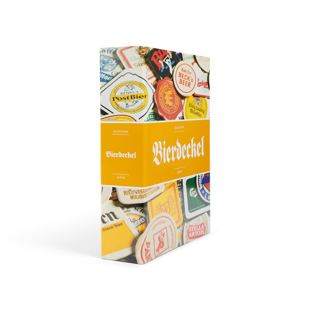 Leuchtturm 342618 Grande Bierdeckel-Sammel-Album inkl. Transparente Hüllen für je 6 Bierdeckel