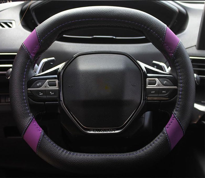 Mayco Bell Mikrofaser Leder Auto Lenkradbezug Fit für Peugeot 3008 4008 206 207 208 2016-2019 508 20