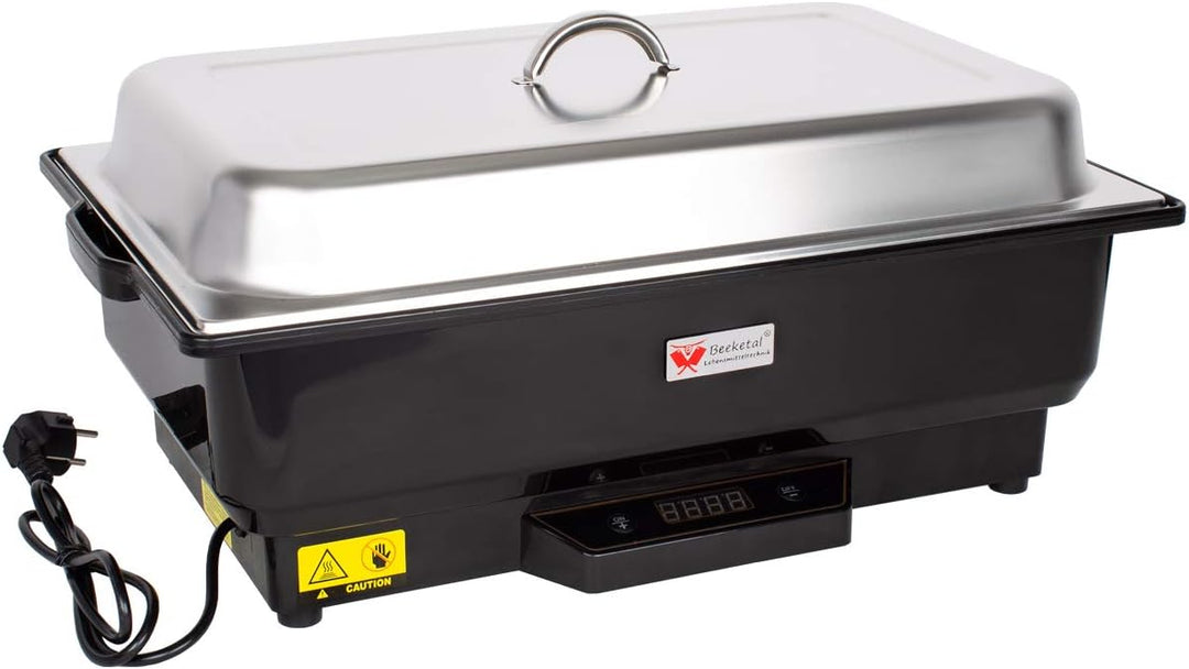 Beeketal 'BCD-5E' Profi Gastro Chafing Dish elektrisch inkl. Gastronorm Behälter (GN) 1/1 und Deckel