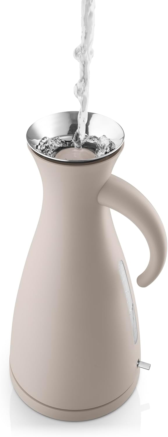 EVA SOLO | Wasserkocher 1,5 L Matt Sand | 100% tropffrei | Matt Sand