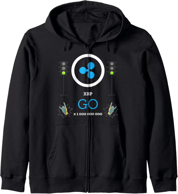 Blockchain-Kryptowährung, Münze Ripple, Crypto XRP-Geschenk Kapuzenjacke