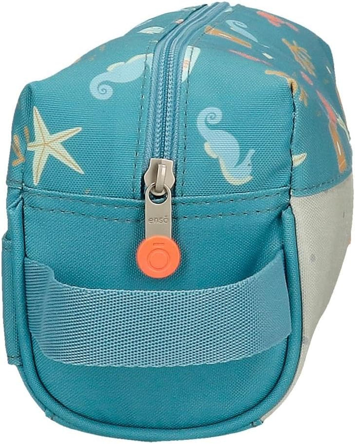 Enso Mr Crab Kulturbeutel, anpassbar, Blau, 23 x 12 x 10 cm, Polyester von Joumma Bags, blau, Kultur