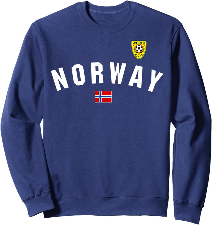 Norway Flag World Class Soccer Jersey Sweatshirt