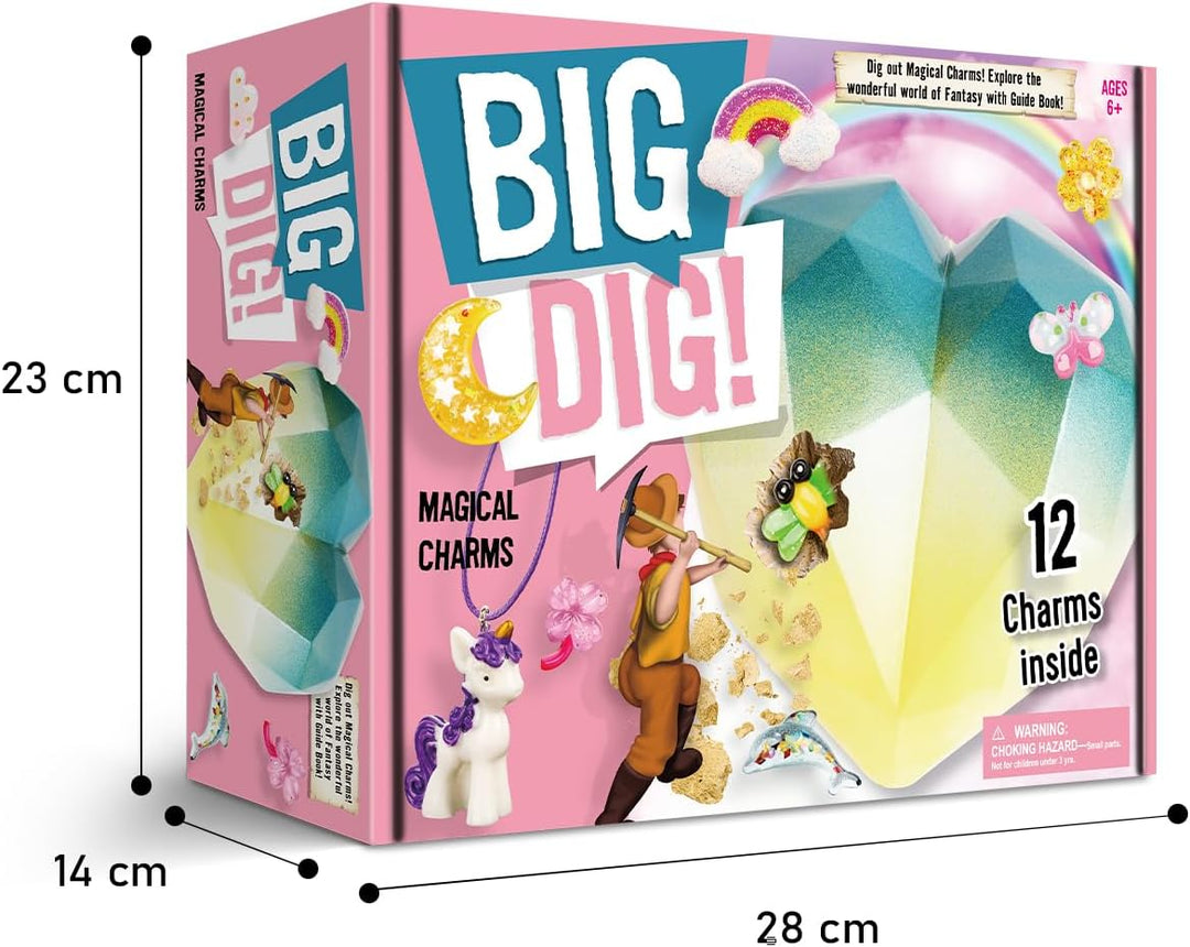 Eggbox Jumbo Fantasy Magische Amulette Ausgrabungsset fur Kinder, 12 Doppelseitige Amulette, Handbuc