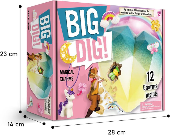 Eggbox Jumbo Fantasy Magische Amulette Ausgrabungsset fur Kinder, 12 Doppelseitige Amulette, Handbuc