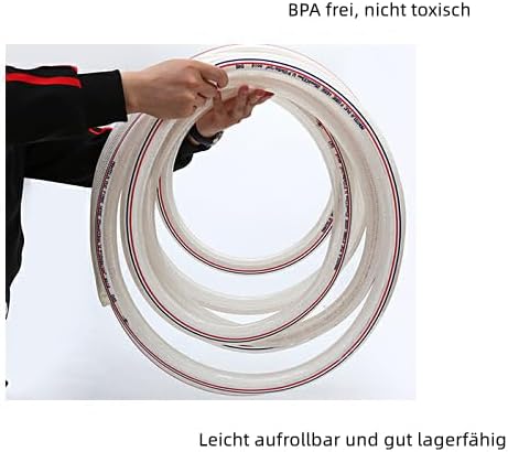 Kondensatschlauch 16mm - Wasserschlauch 5/8 zoll Lebensmittelschlauch Gewebeschlauch 3Meter 16x22mm