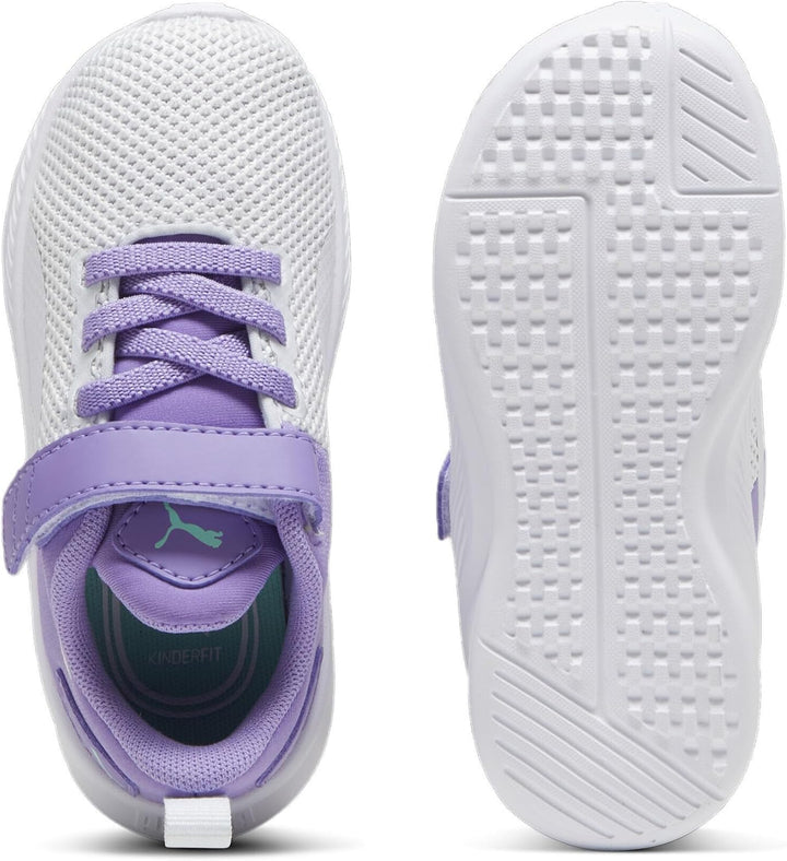 PUMA Unisex Kinder Flyer Runner V Inf Sneaker 21 EU Lavender Alert Puma White Silver Mist, 21 EU Lav