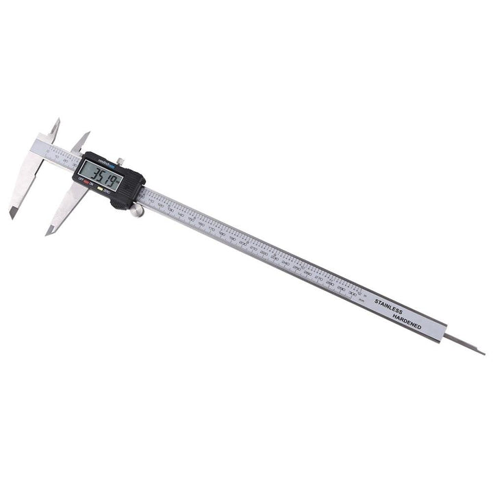 Digitaler Messschieber 300 mm | Edelstahl Digitales Messschieber-Werkzeug mit Grossem LCD Display, μ